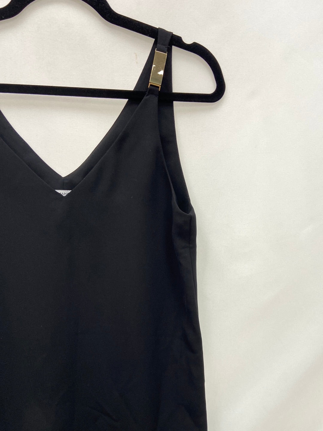 MANGO.Vestido mini negro T.XS