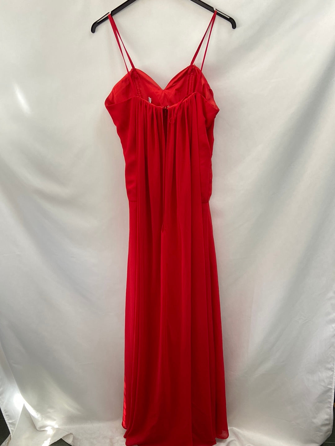 FABIANA. Vestido rojo fiesta T.38