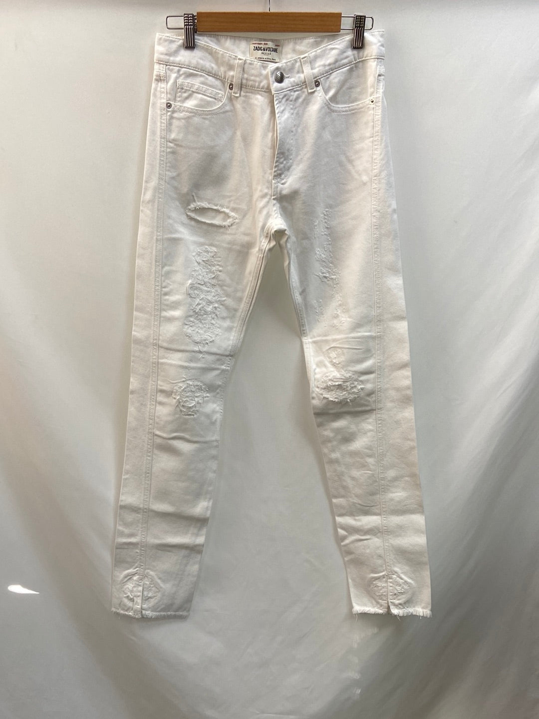 ZADIG&VOLTAIRE.Pantalones blancos T.36