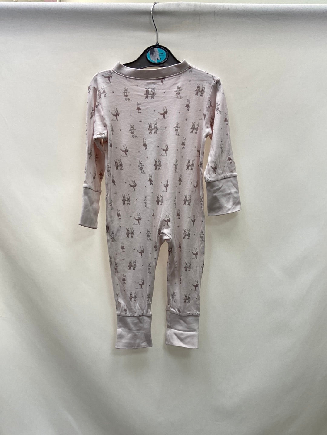 LIVLY.Body largo rosa conejos 6-9 meses