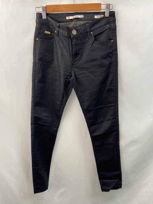 ZARA. Pantalón denim azul T.36