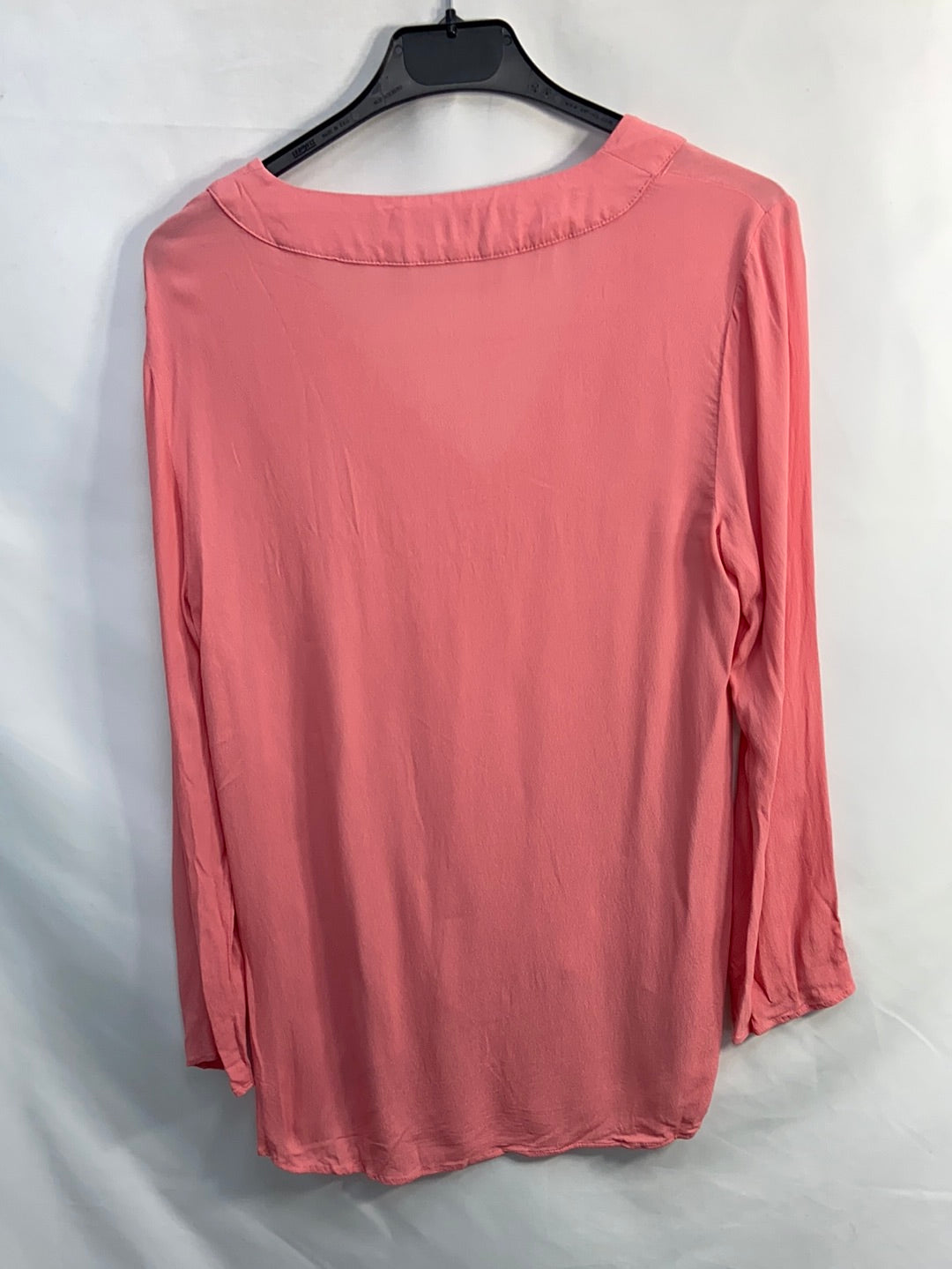 ZARA.Blusa rosa chicle T.M