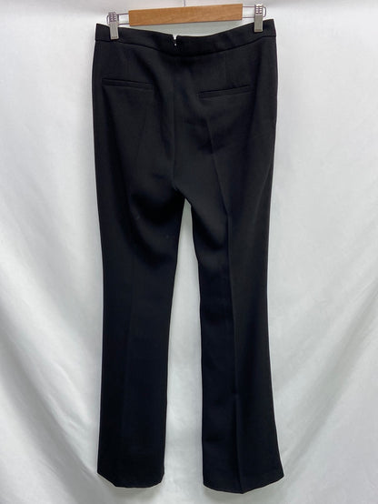 ZARA.Pantalones pinzas negros T.s