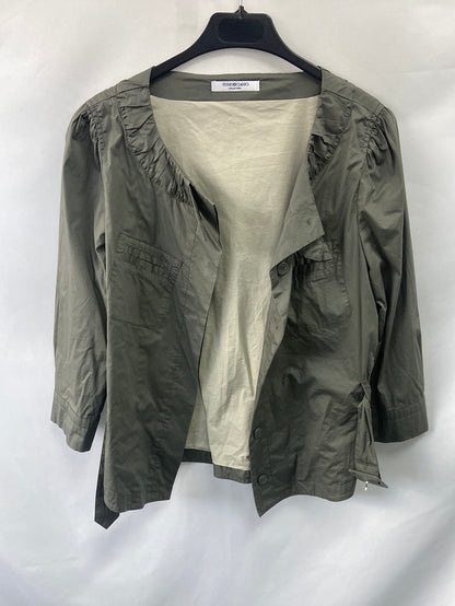 STUDIO CLASSICS.Chaqueta fina verde T.40(m)