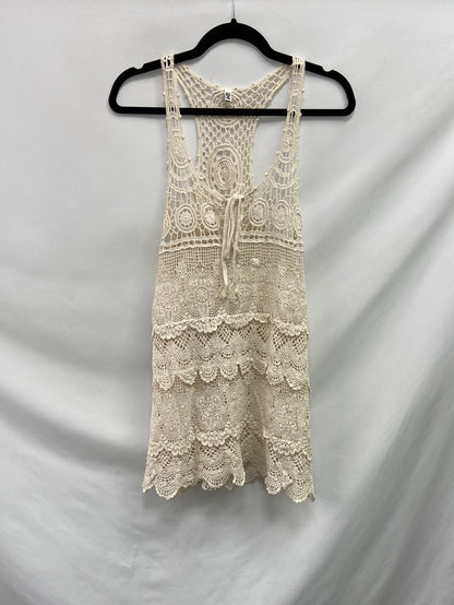 OTRAS.Vestido beige croché Tu (s/m)