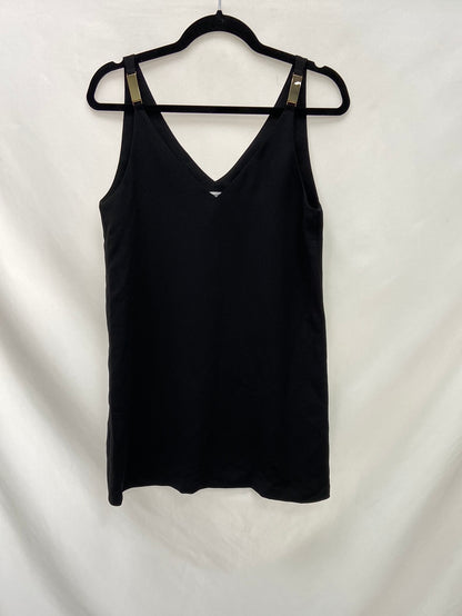 MANGO.Vestido mini negro T.XS