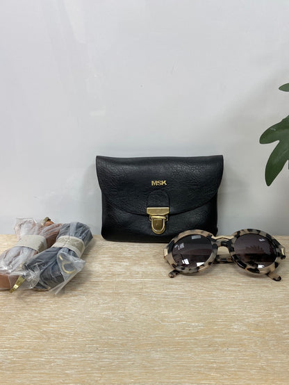 MISAKO.Bolso mini dos correas negro