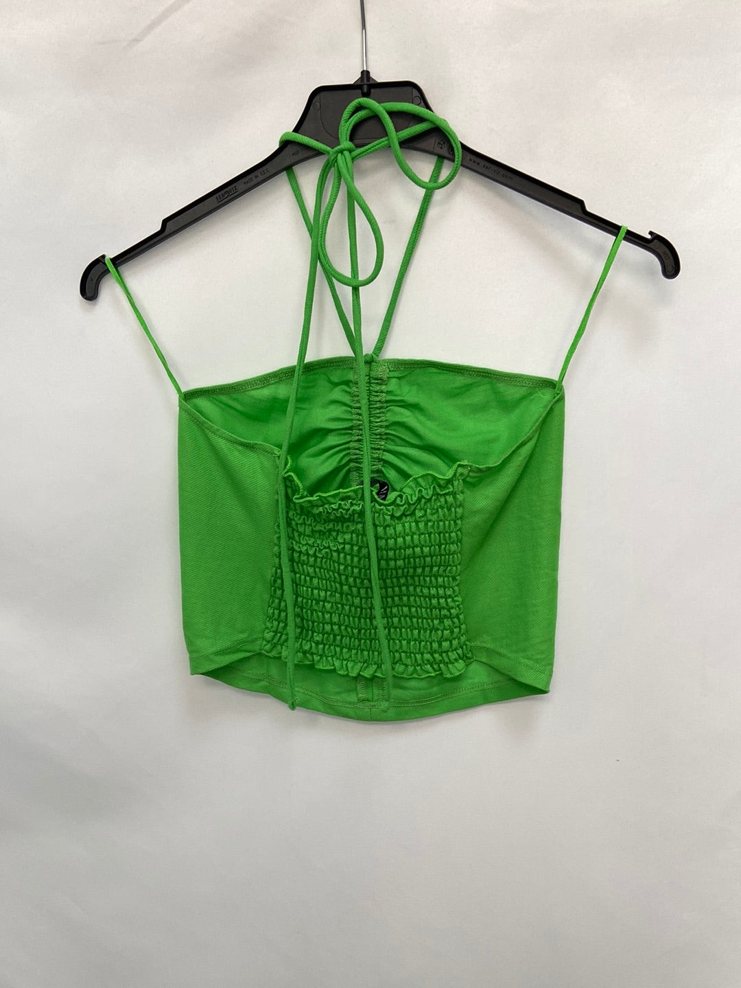 ZARA.Croptop verde T.s