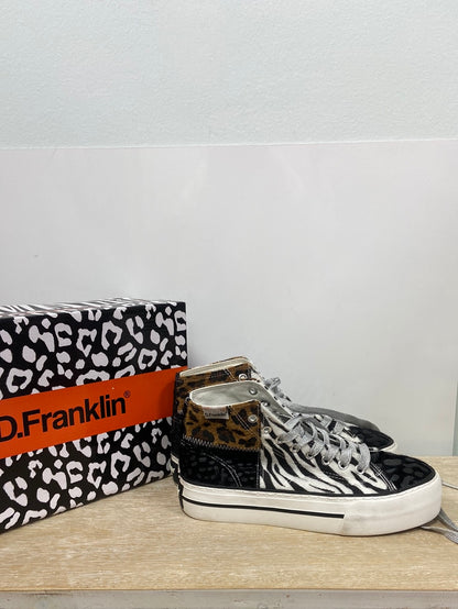 D.FRANKLIN.Zapatillas animal print botín T.38