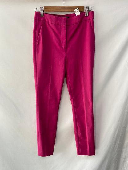 ZARA.Pantalones fuscia pinza T.36