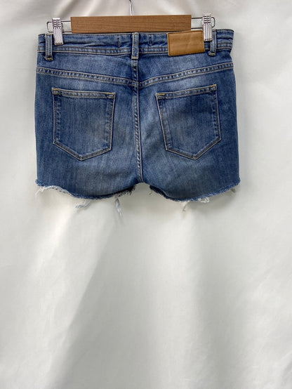 ZARA.shorts vaqueros cintura baja T.38