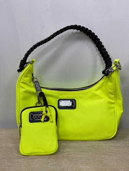 MANDARINA DUCK.Bolso amarillo flúor