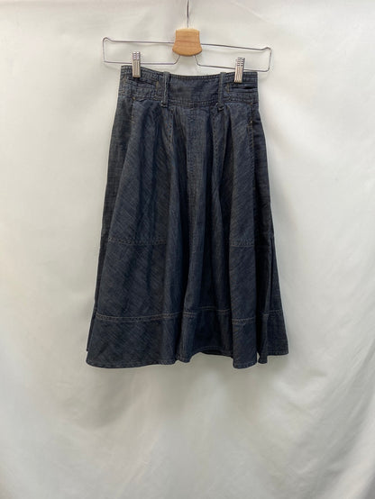 DIESEL.Falda midi vaquera T.32