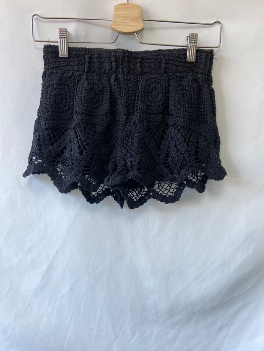 OTRAS. Shorts encaje negros T.s