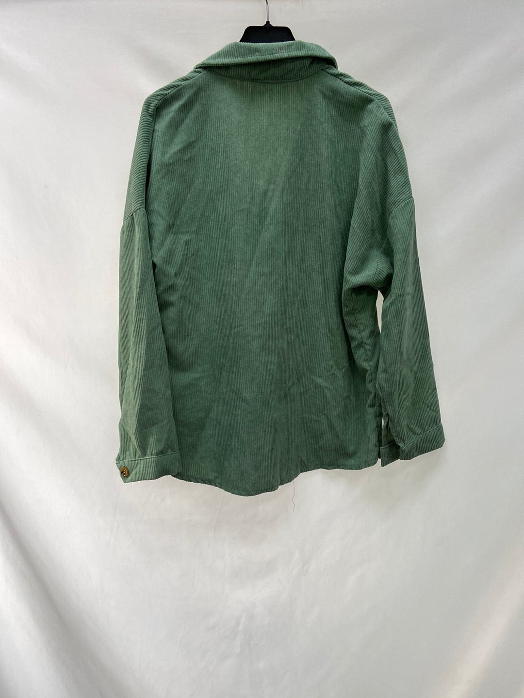 OTRAS.Chaqueta/sobrecamisa micropana verde TU