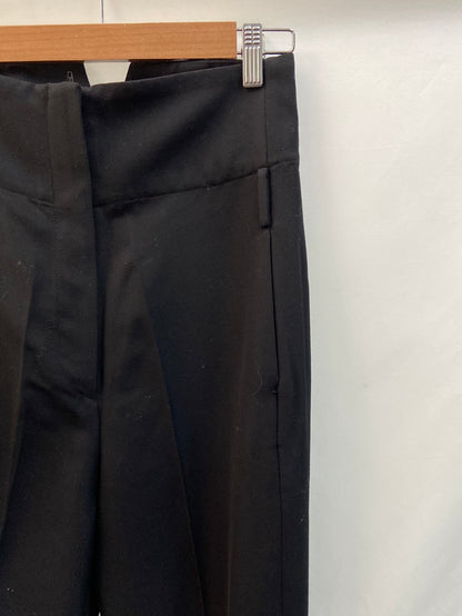 IRO.Pantalones tiro muy alto pinza negros T.36