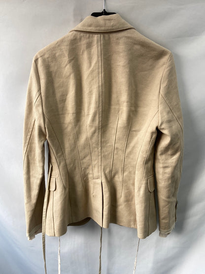 ZARA.Blazer beige textura T.s