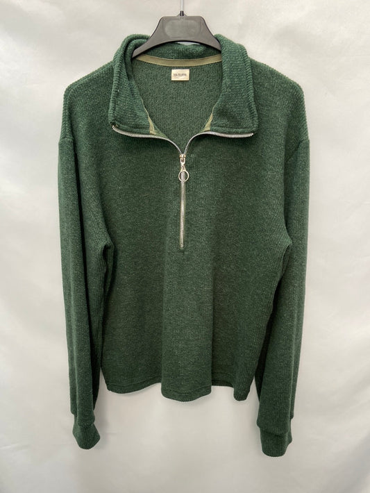 VIA FILIPPA. Jersey polero verde T.S/M