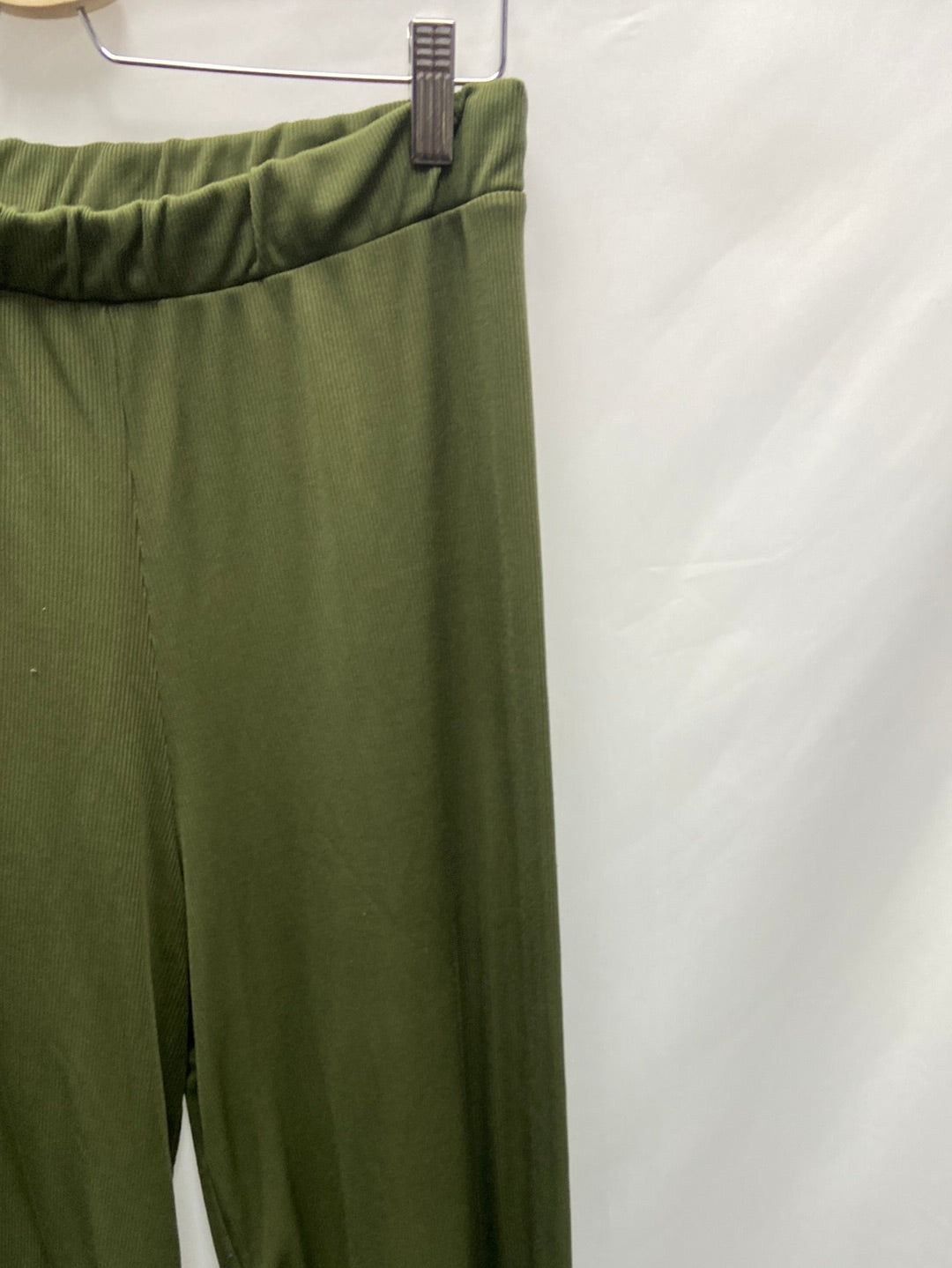 SPRINGFIELD.Culottes verde canalé T.M