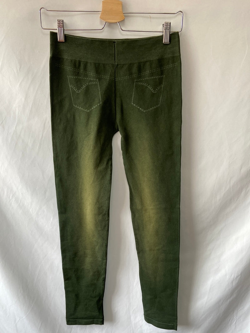 OTRAS. Leggings verdes pantalon mertira T.34