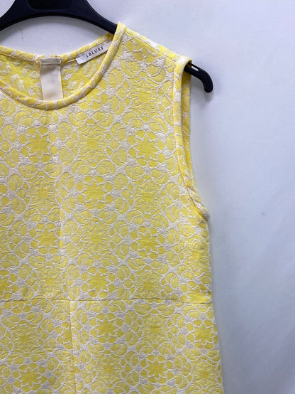 IBLUES. Vestido corto amarillo T.38