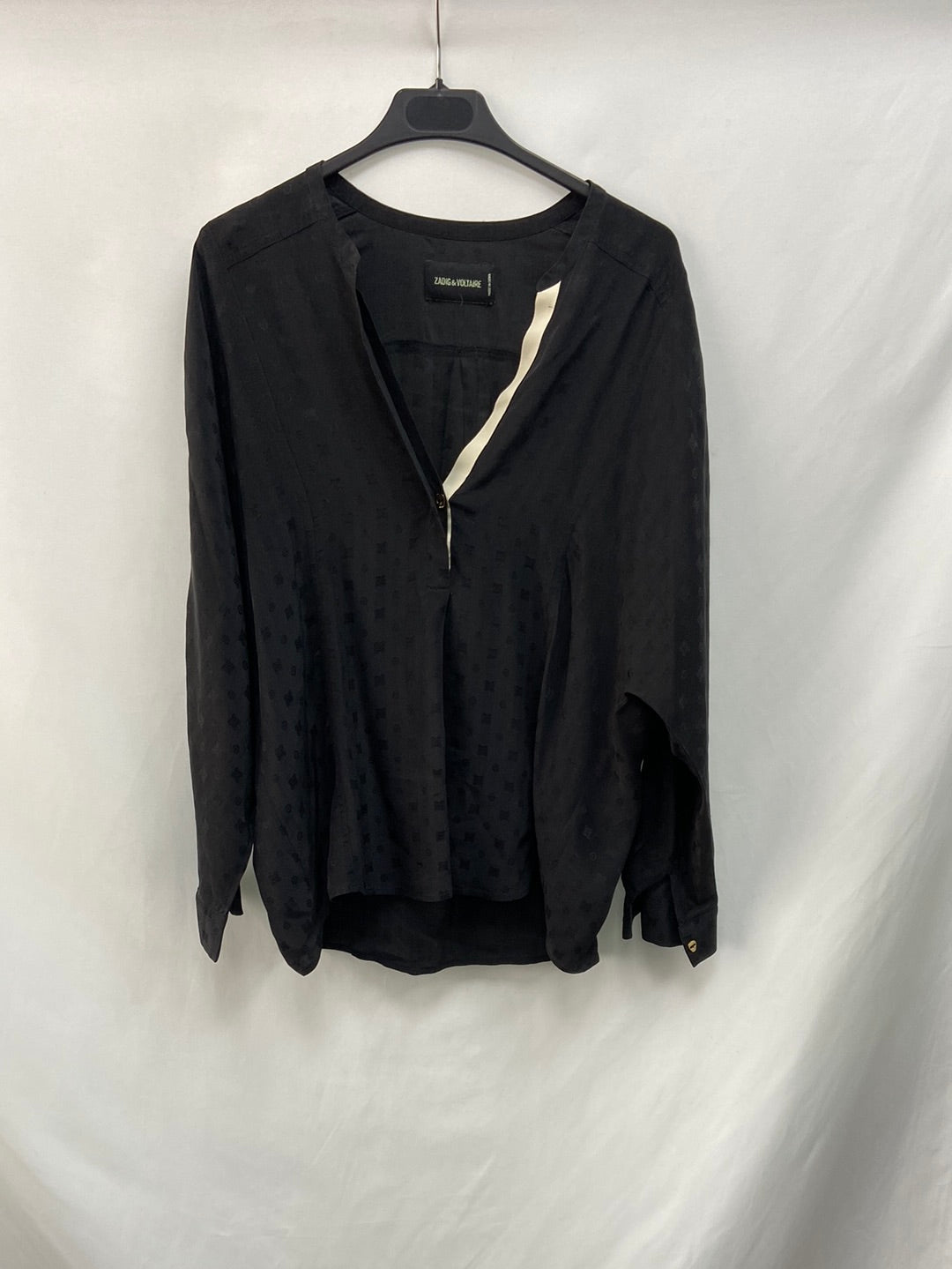 ZADIG&VOLTAIRE.Blusa negra seda T.S