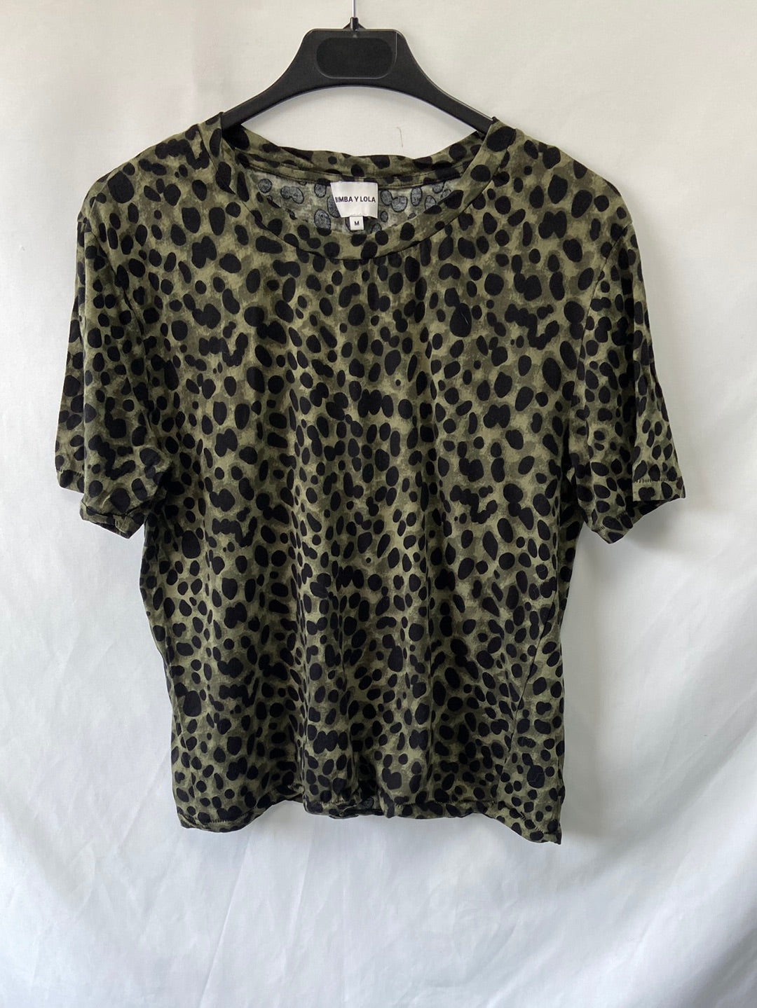 BIMBA Y LOLA. Camiseta animal print T.m