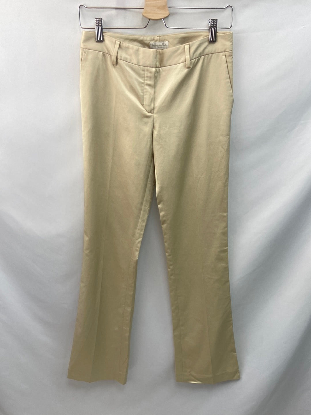 MASSIMO DUTTI. Pantalones beige T.36