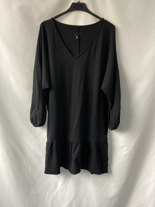 OTRAS.Vestido corto negro TU (M/L)