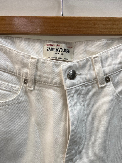 ZADIG&VOLTAIRE.Pantalones blancos T.36