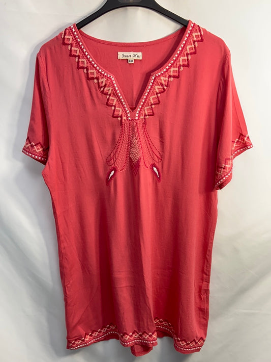 SWEETMISS.Vestido Coral verano T.XL