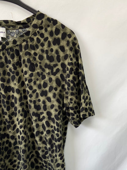 BIMBA Y LOLA. Camiseta animal print T.m