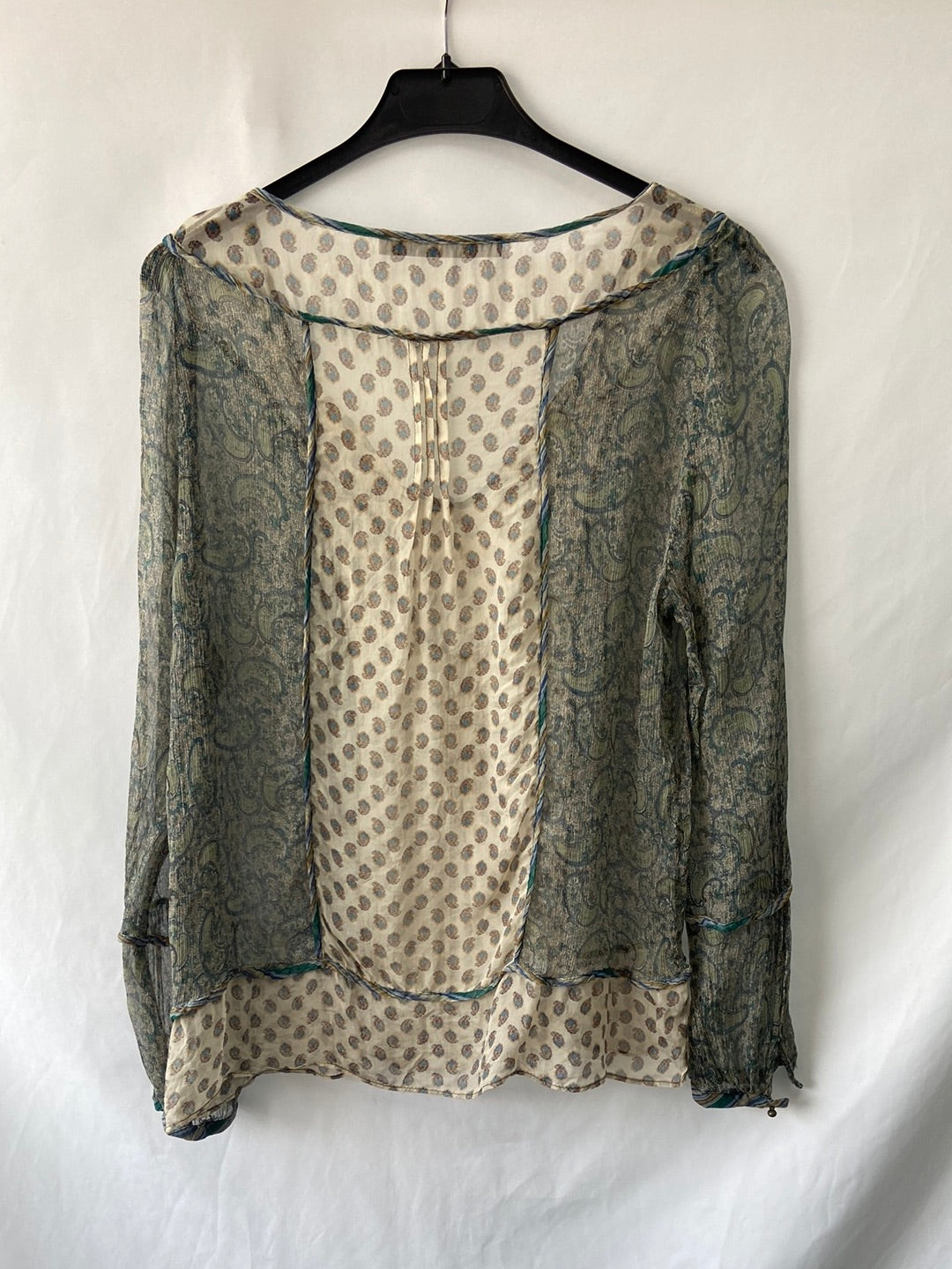 ZARA.Blusa amebas T.L