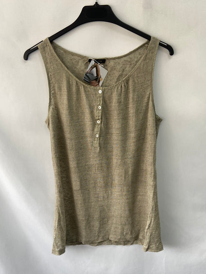 MASSIMO DUTTI. Top verde