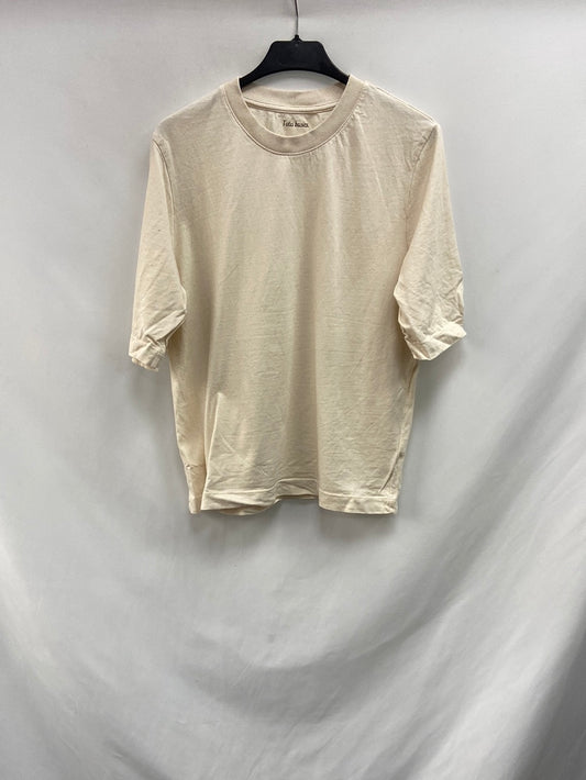 TOTIS BASIC.Camiseta beige T.S