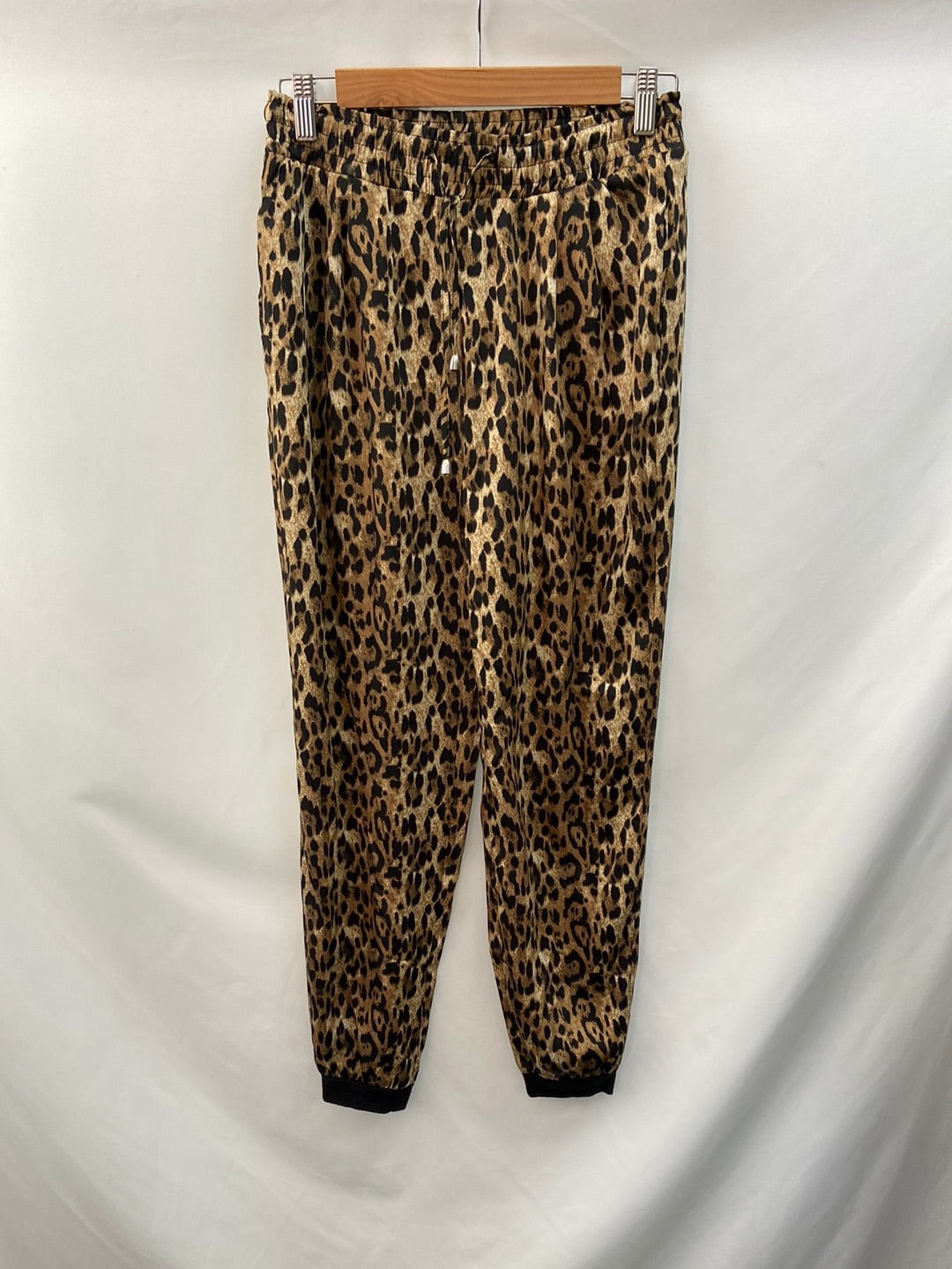 ZARA.Pantalones relajados animal print T.s