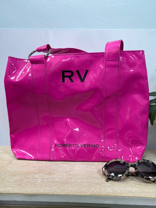 ROBERTO VERINO.Bolso shopper grande vinilo (Tara)