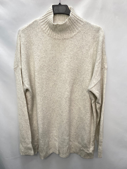 GAP.Jersey beige jaspeado oversized T.L