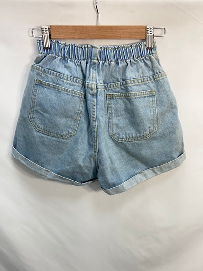 OTRAS.Shorts denim bombachos efecto lavado T.s