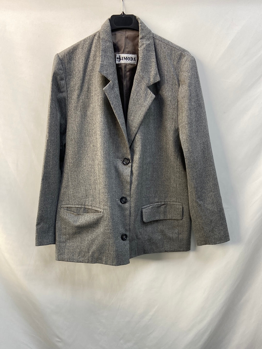 SJMODA.Blazer gris jaspeada T.M