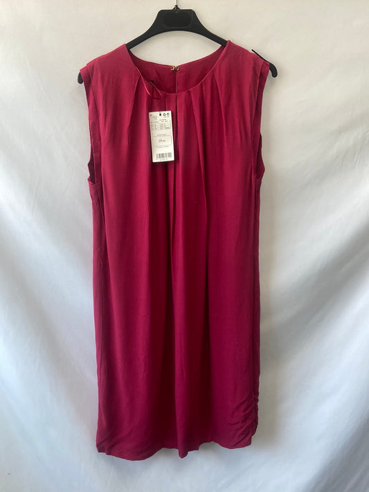 MANGO.Vestido fuscia oscuro T.m