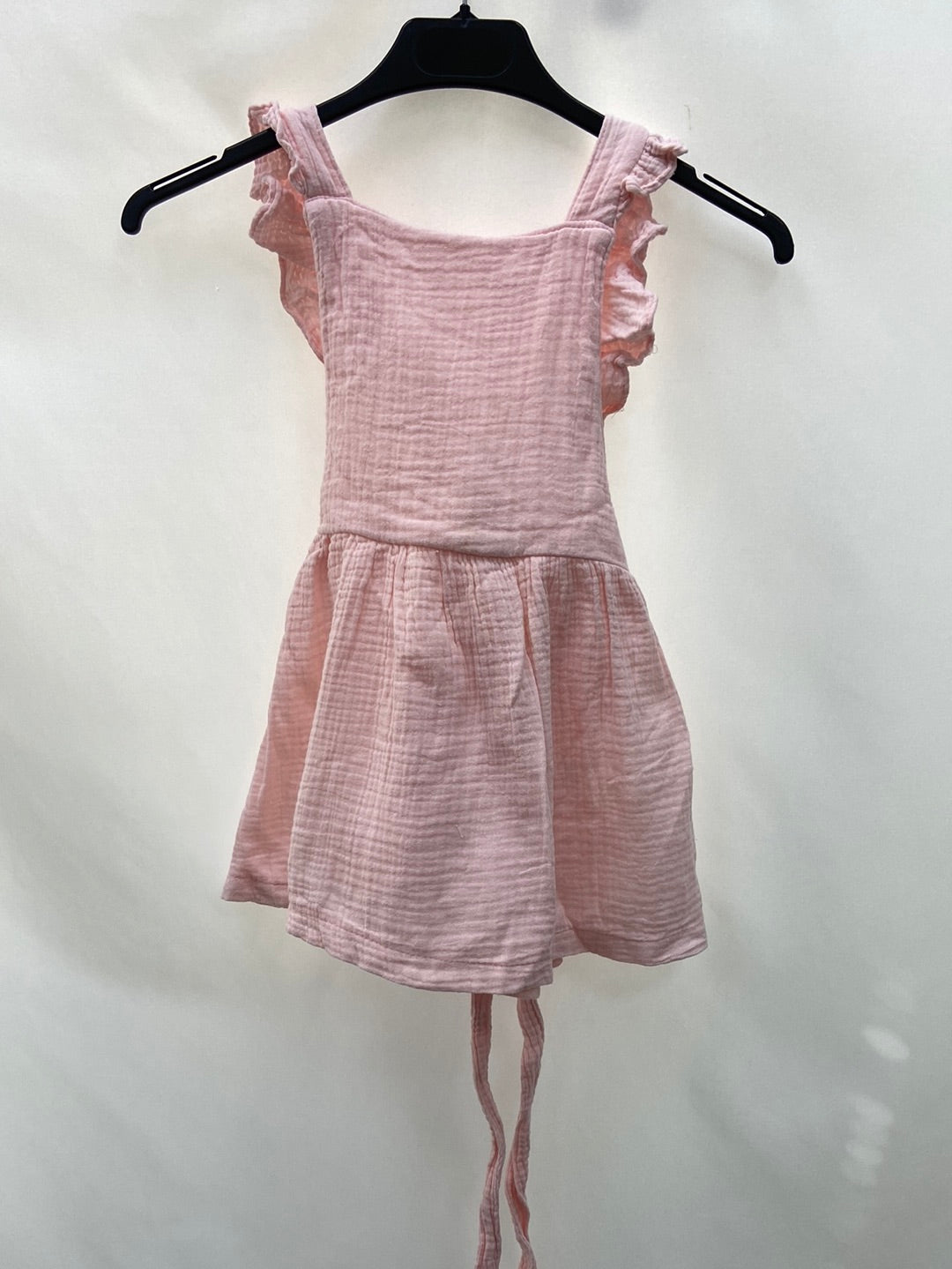 OMINI.Vestido rosa muselina T.5 años