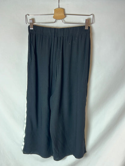 CLOCKHOUSE-C&A. Pantalones culotte raya lateral. T 40