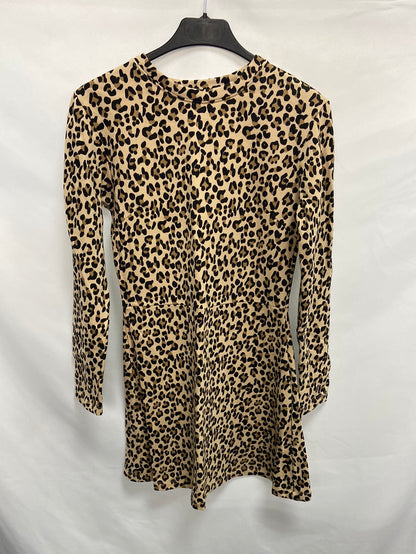 ZARA.Vestido animal print T.M