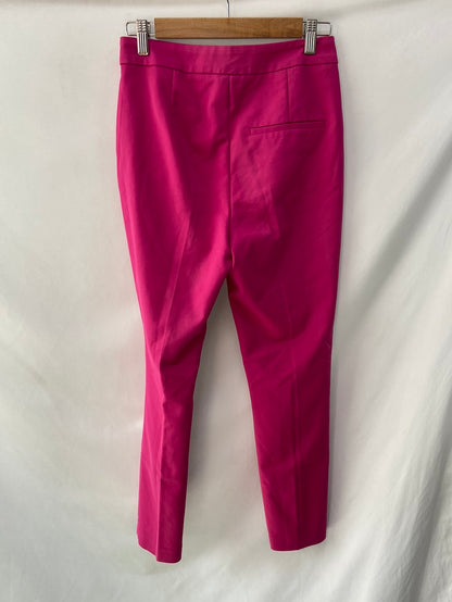 ZARA.Pantalones fuscia pinza T.36