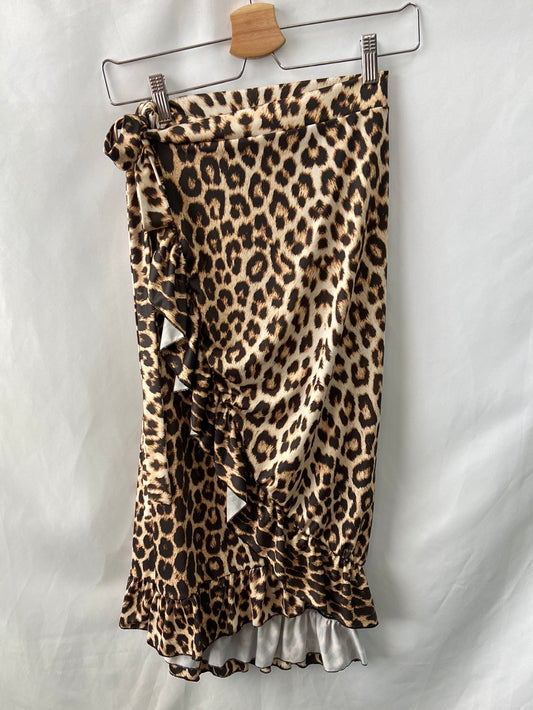 PRETTYLITTELTHING. falda animal print T.46