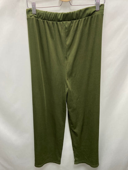 SPRINGFIELD.Culottes verde canalé T.M