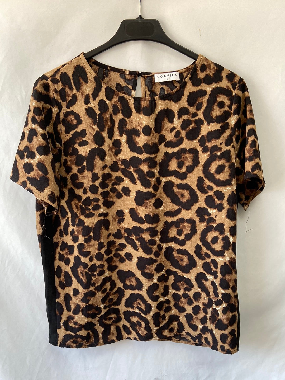 LOAVIES.Blusa animal print T.m