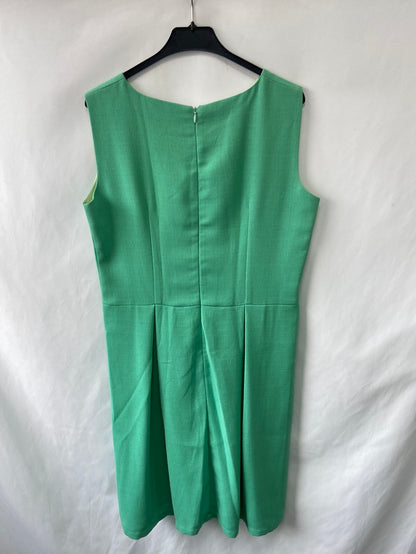 CARVAFF.Vestido verde T.L