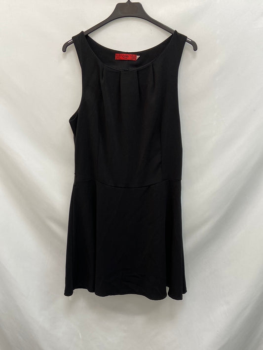 DAME AIRE. Vestido negro corto T.l